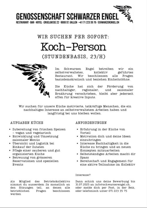 Stellenausschreibung bild